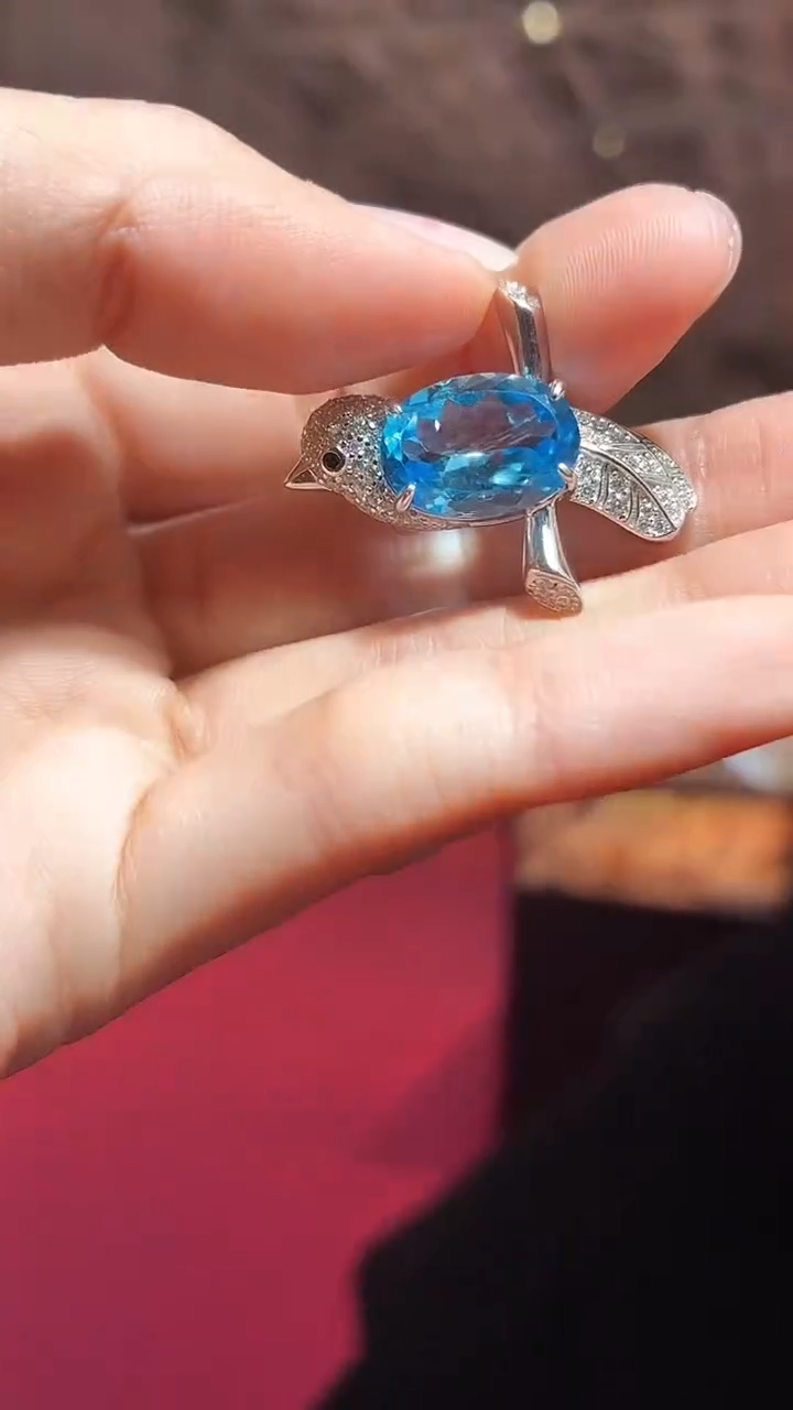 银S925镶嵌托帕石其他（扎德严选）