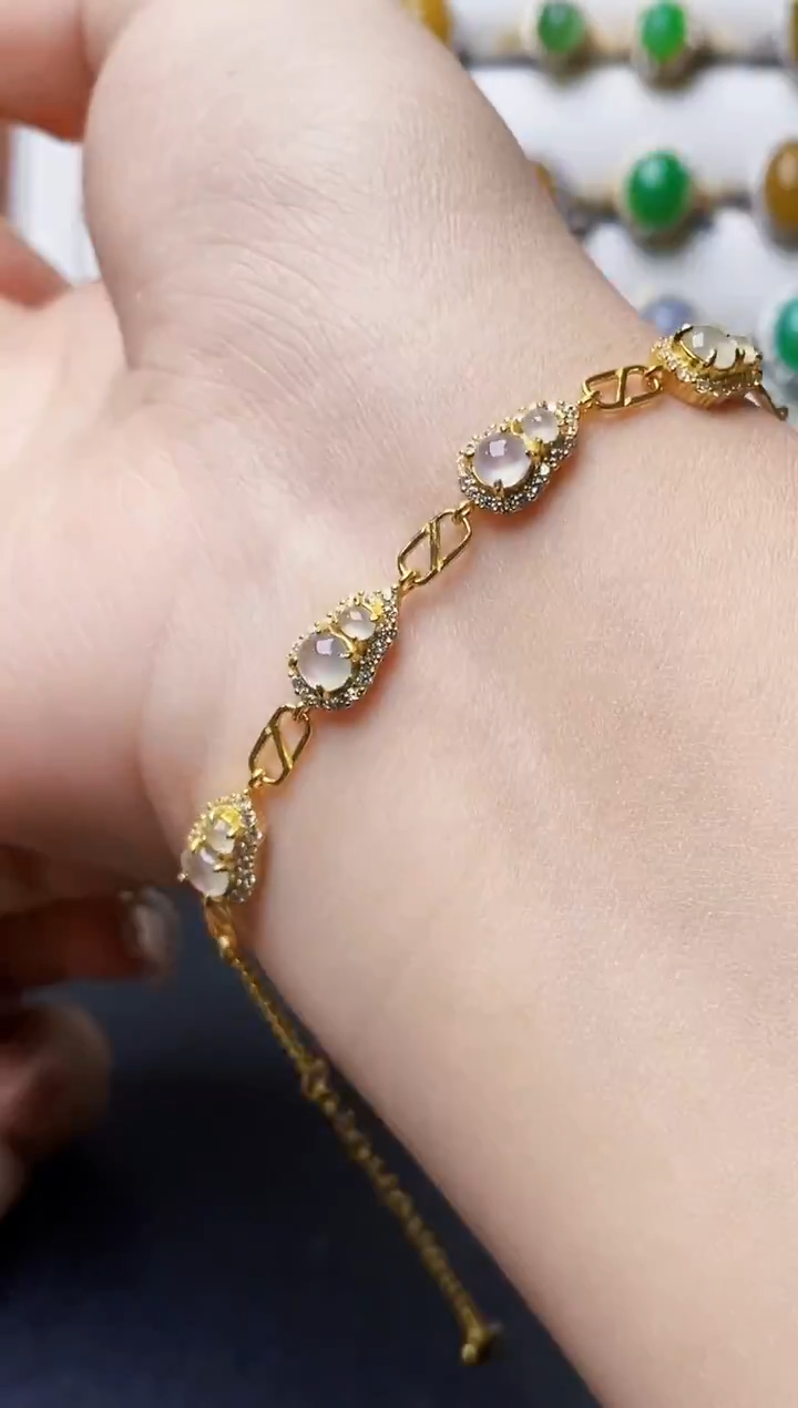 银S925镶嵌戒指翡翠2505