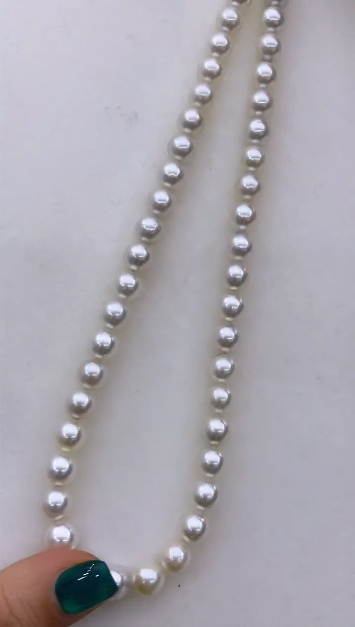 【闪购商品】海水珍珠项链未镶嵌157 8-9mm