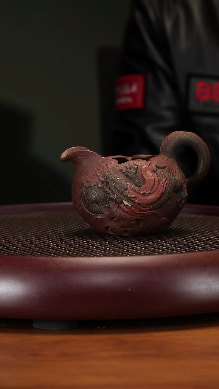 【闪购商品】紫砂茶壶3123GSB龙啸九天公道老紫泥250c