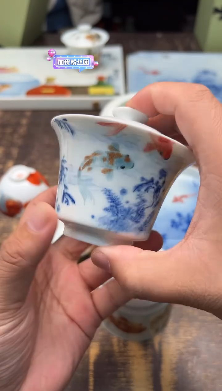 【闪购商品】/朱清鲤鱼马蹄盖碗