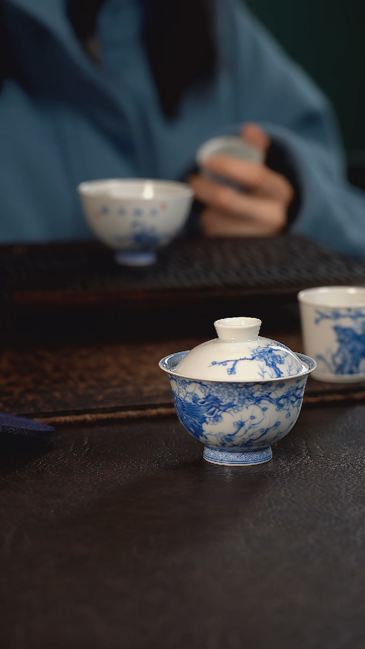 【闪购商品】杯聚澜堂喜上眉梢小盖碗