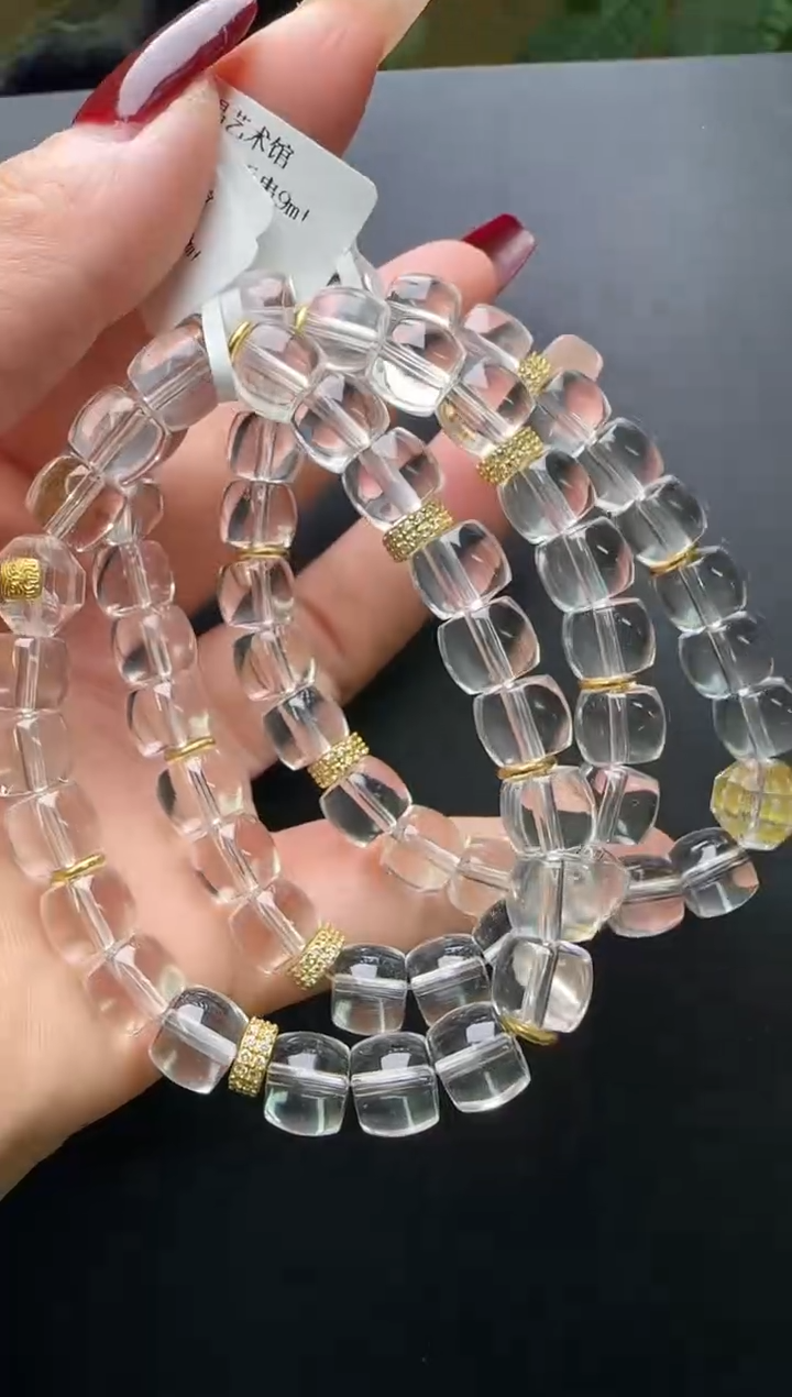 【闪购商品】水晶手串未镶嵌白水晶至纯手串多样性发一Z24451