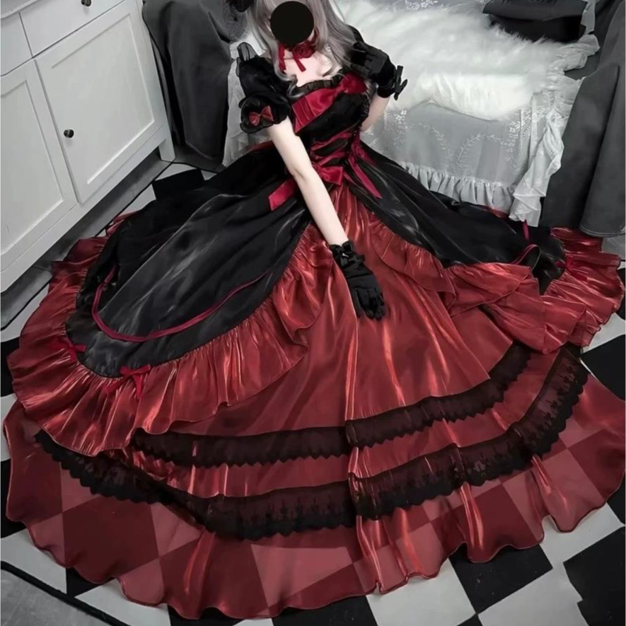 呜呼大裙子lolita飞行日记成人礼服花嫁生日礼服在逃公主裙洛丽塔