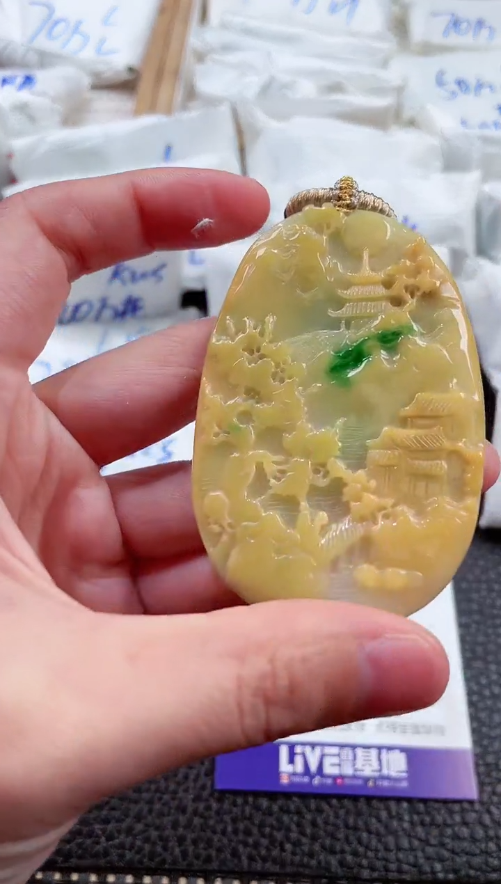 【闪购商品】翡翠颈饰未镶嵌00006949