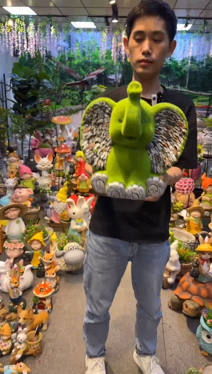 无花朵花园庭院摆件&00&