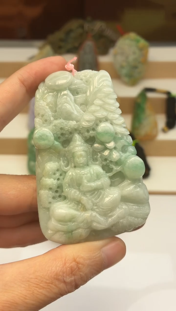 颈饰未镶嵌翡翠牌子