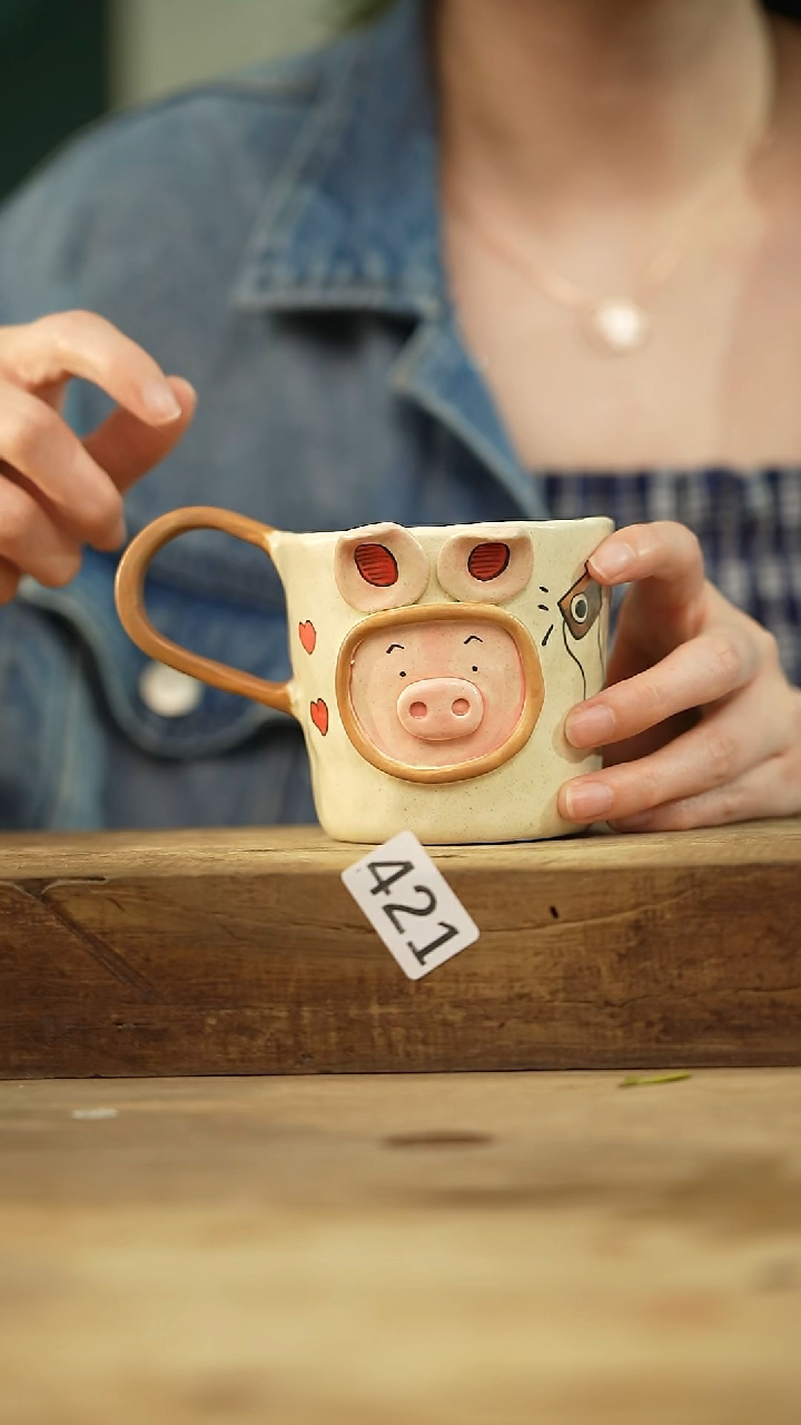 瓷片新品！喵喵设计师款卡通系列！！！