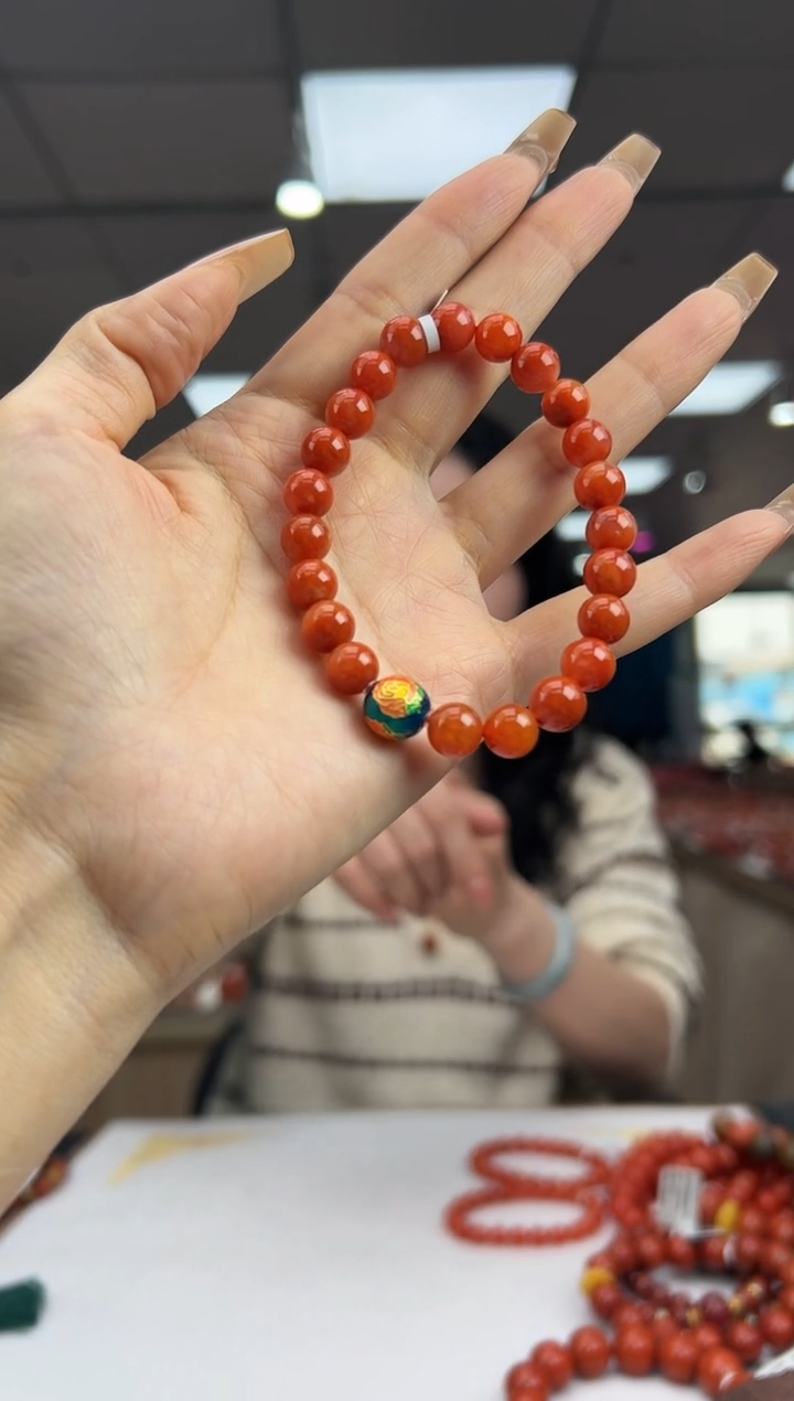 未镶嵌珠串南红玛瑙12.4-（多样式）