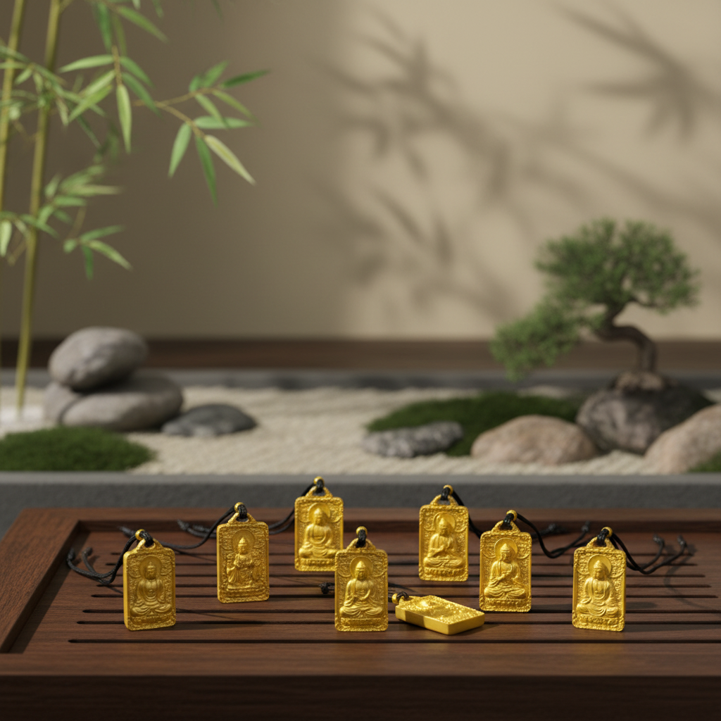 合金吊坠 合金吊坠生肖牌八大守护实心守护神十二生肖时尚百搭