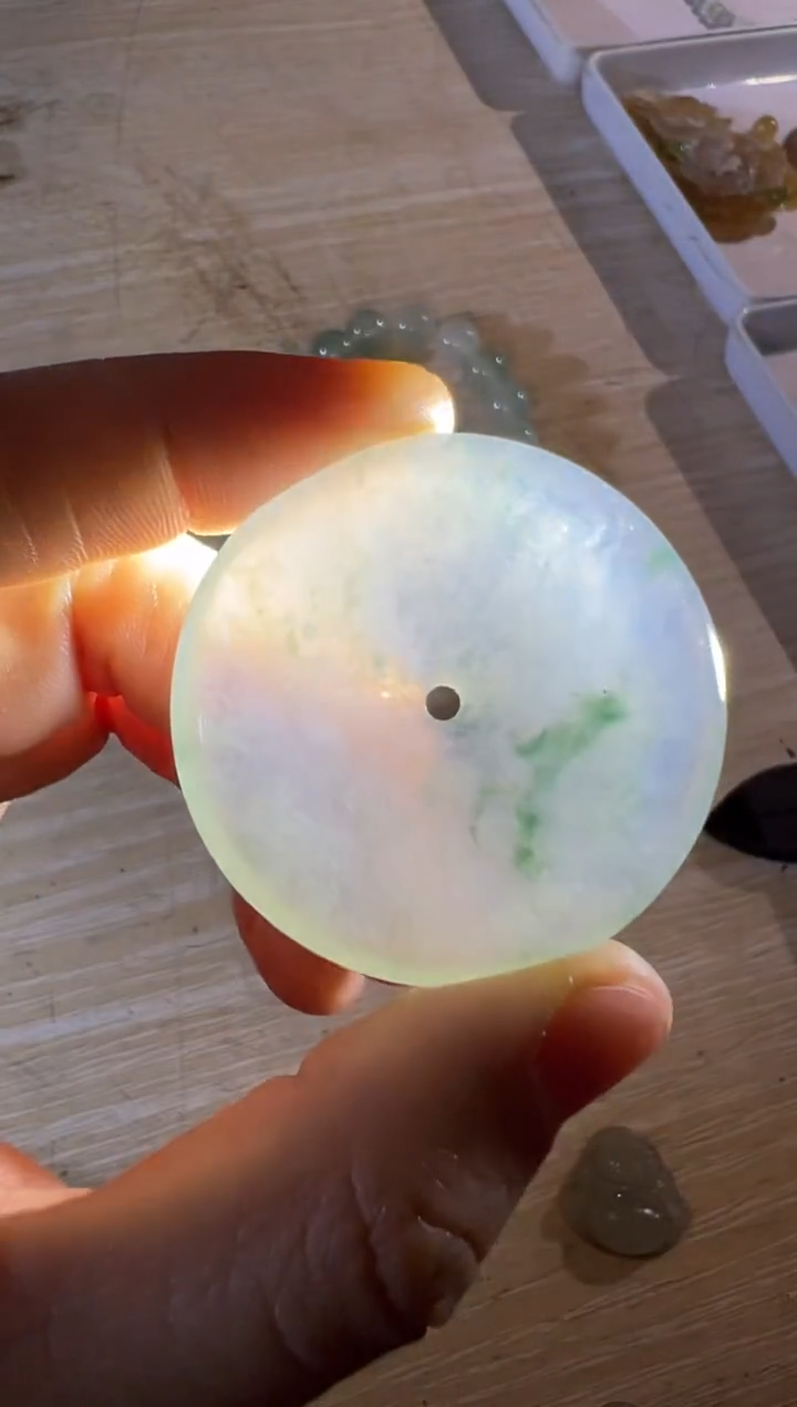 【闪购商品】定制翡翠未镶嵌扣子