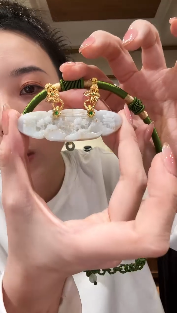 【闪购商品】翡翠颈饰未镶嵌国风