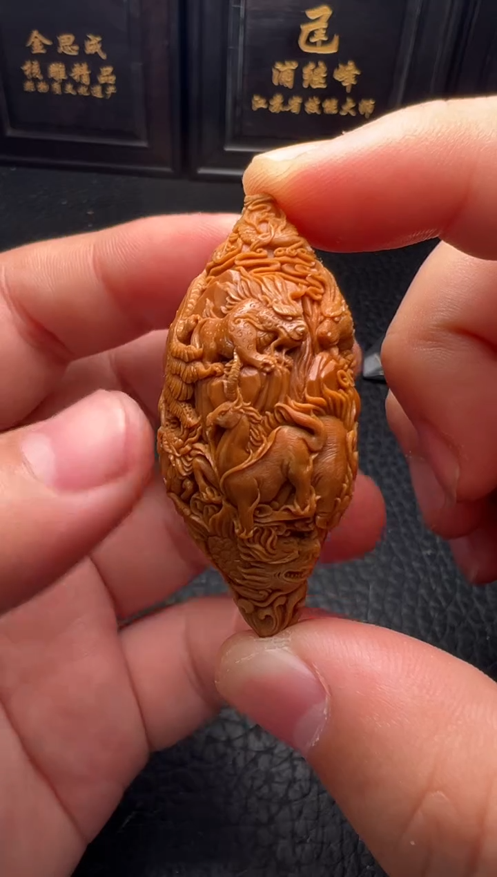 手串/手链橄榄核回血永言龙生九子单件