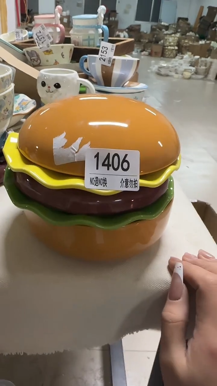 陶瓷手柄款微瑕四单包邮1406