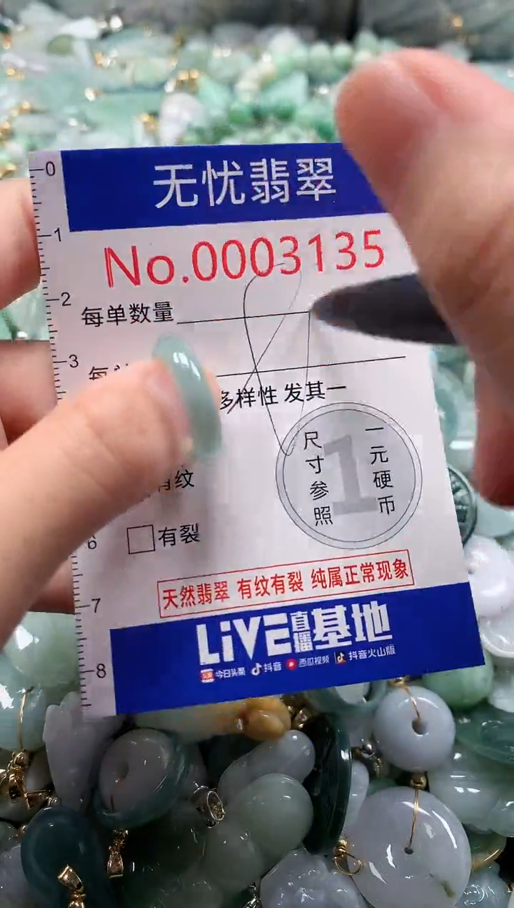 翡翠未镶嵌吊坠(不含链)3135