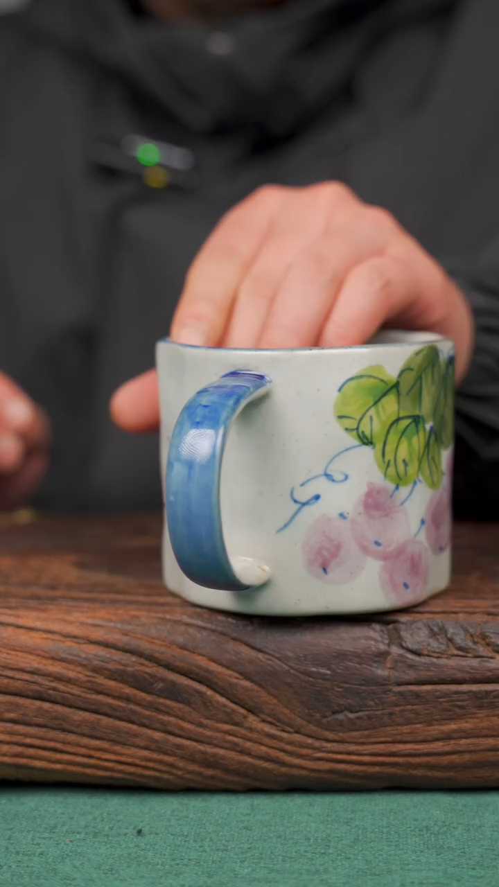 【闪购商品】瓷片64景德镇手绘釉下彩