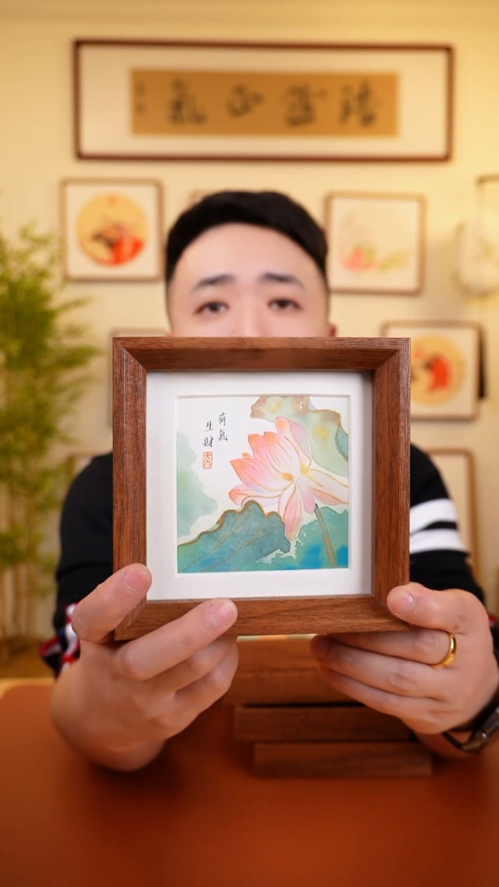 横款鹿鸣现代美术馆-岳倚竹老师作品