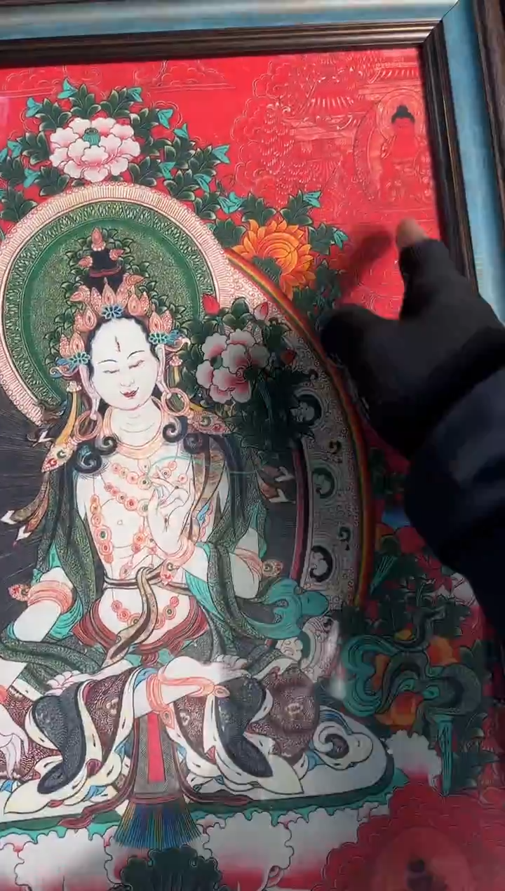 卷轴画路路的唐卡tk160