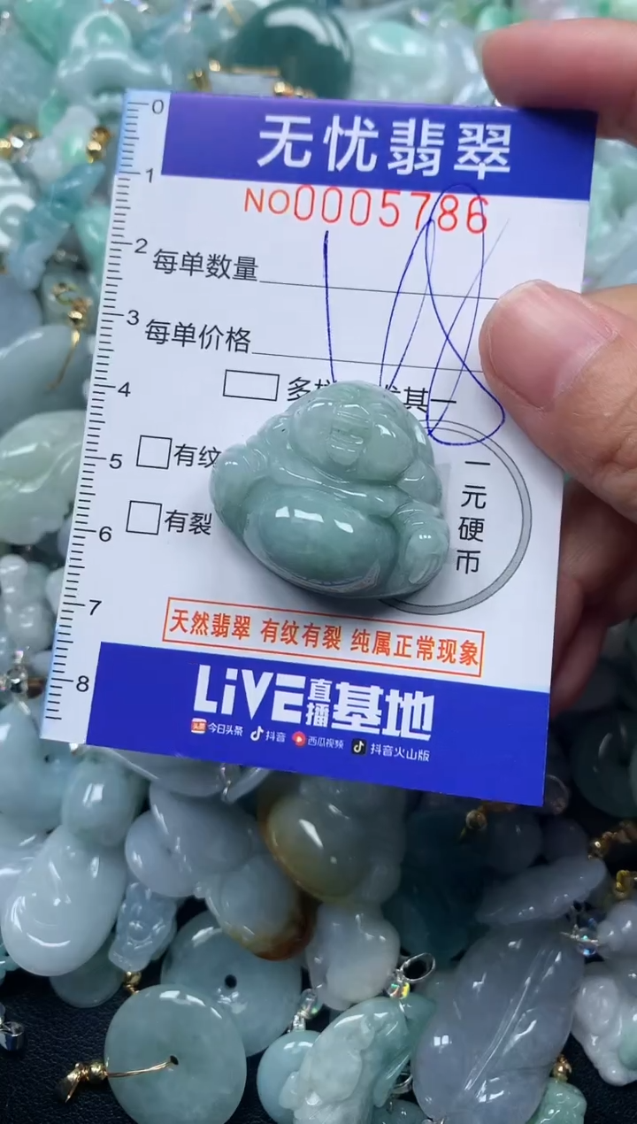 颈饰未镶嵌翡翠5786