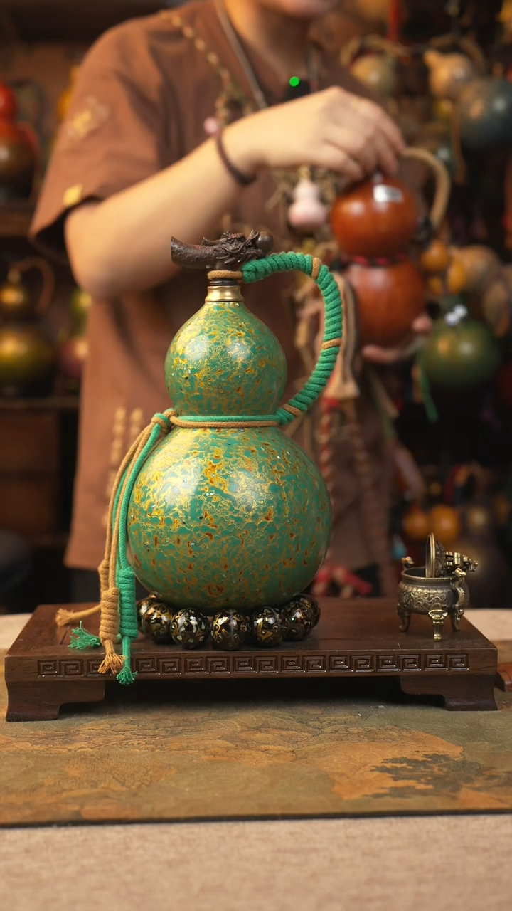 196大漆一物一拍记葫堂出品【不带手串】