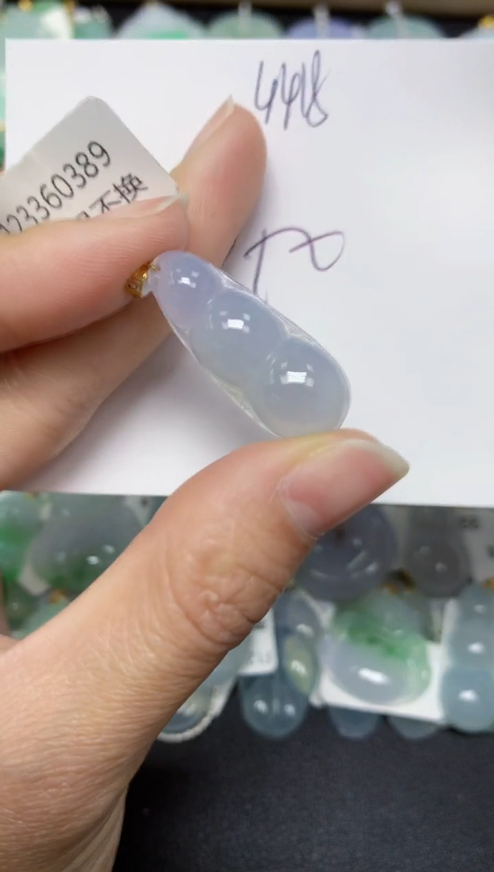 【闪购商品】翡翠颈饰18K金镶嵌 天然翡翠A货