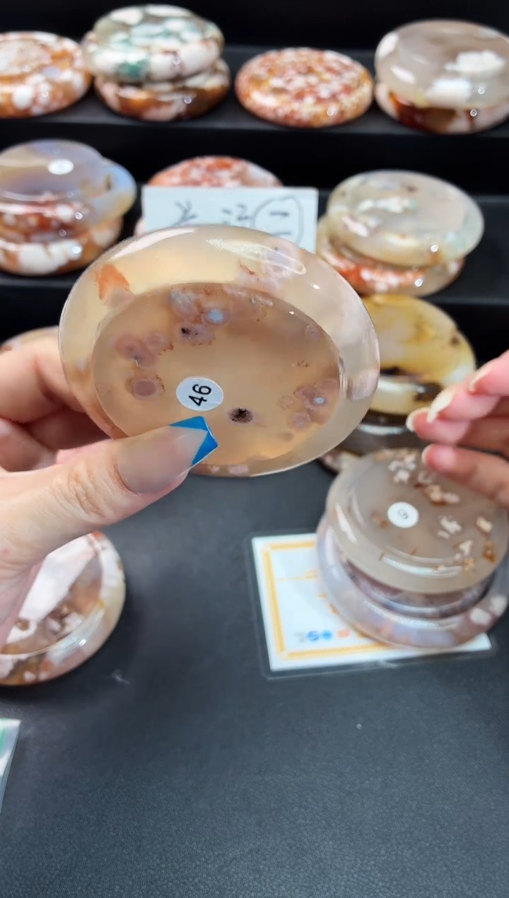 手镯玛瑙/玉髓未镶嵌石英质玉56圈55/56带(赠送镯心)