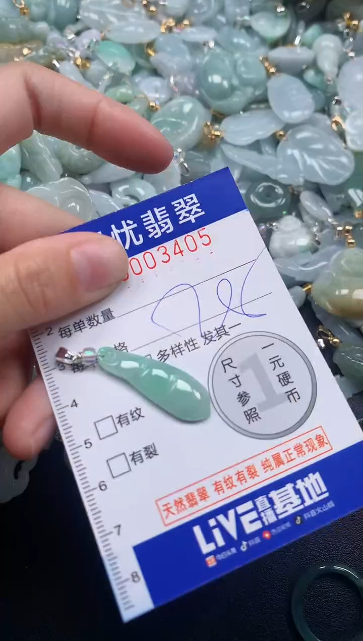 颈饰未镶嵌翡翠3405