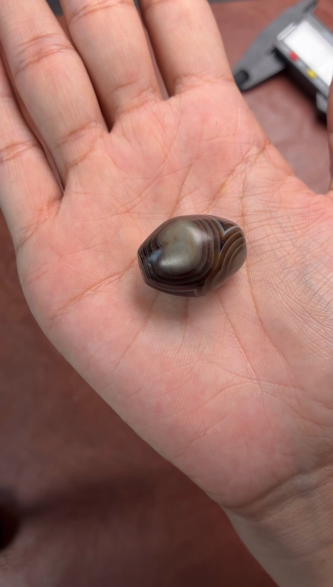 未镶嵌玛瑙/玉髓珠宝奇石噶玛珠宝缠丝24mm