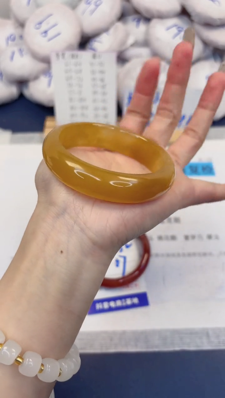 【闪购商品】石英质玉手镯未镶嵌452-财气镯-圈口59