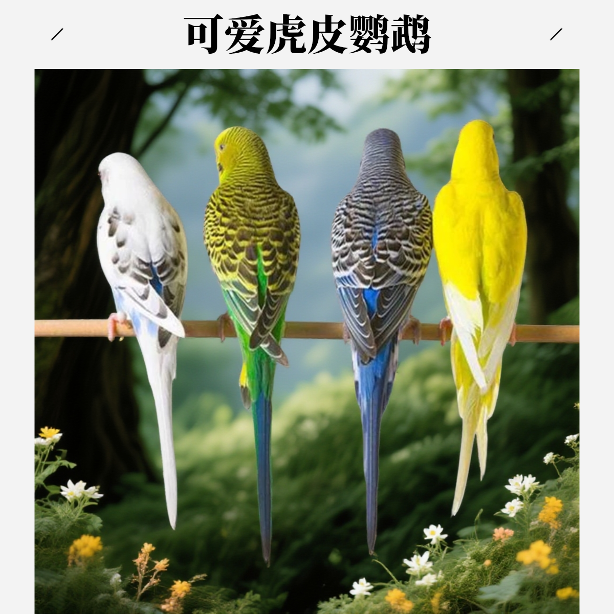 可爱虎皮鹦鹉单只两只手养宠物可繁殖观赏亲人好养粘人亲人
