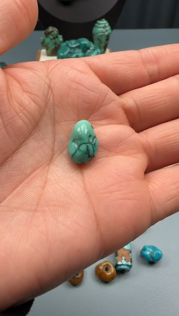 【闪购商品】绿松石珠宝奇石未镶嵌绿松石