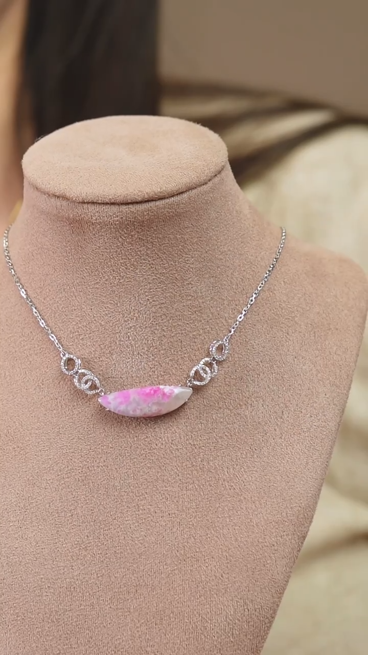 苏纪石（舒俱来）18K金镶嵌项链42