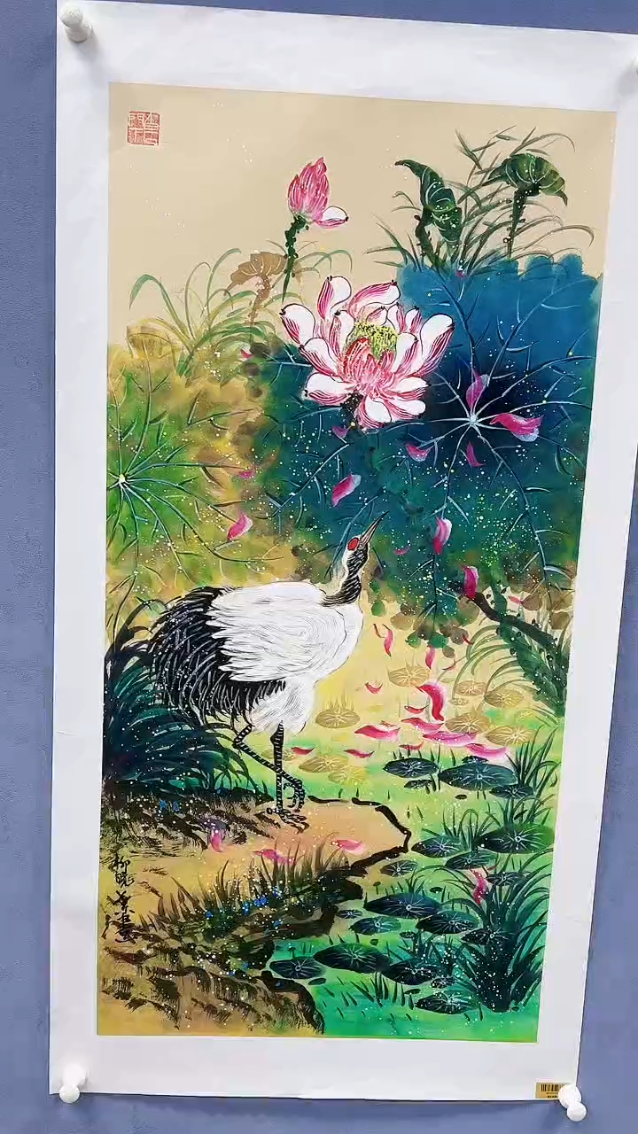 【闪购商品】绘画柳晓叶绘画4.5平尺花鸟