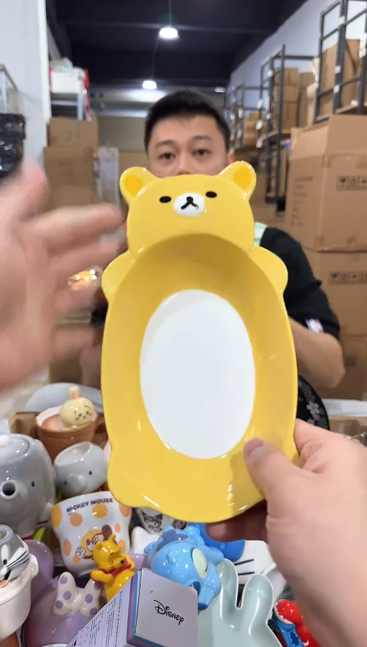 瓷片原盒熊弟大肚碗