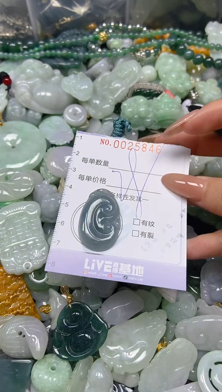 【闪购商品】翡翠颈饰未镶嵌闪购0025846