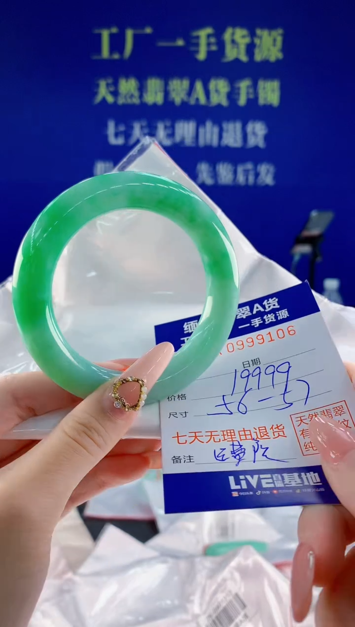 未镶嵌手镯翡翠齐06天然翡翠A货