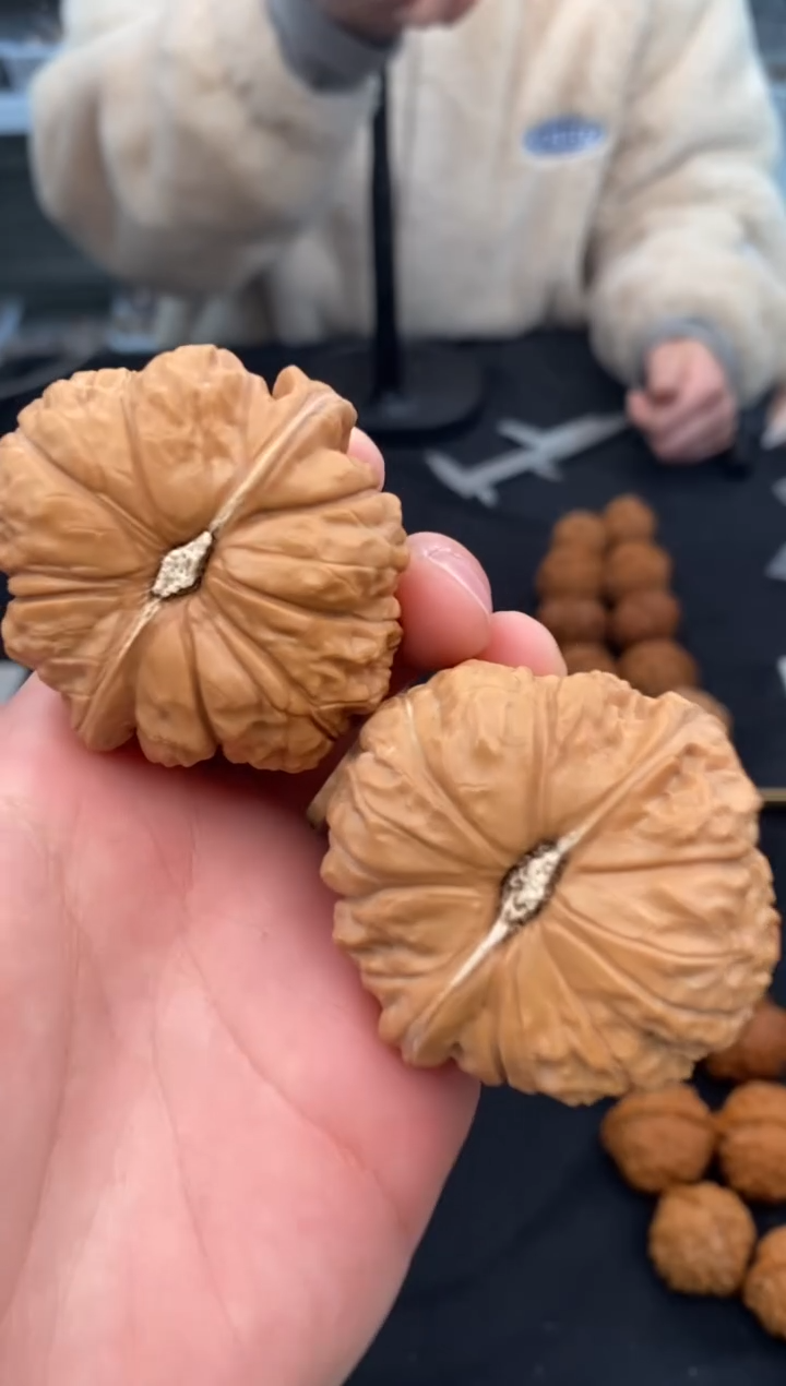 【闪购商品】文玩核桃把件南瓜墩46-t705