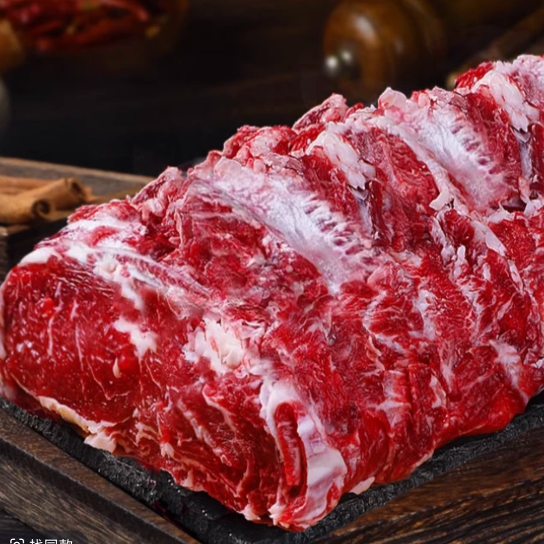 新鲜吊龙上脑牛肉国产黄牛肉冷冻生鲜火锅烤肉食材火锅食材牛肉同城配牛肋条