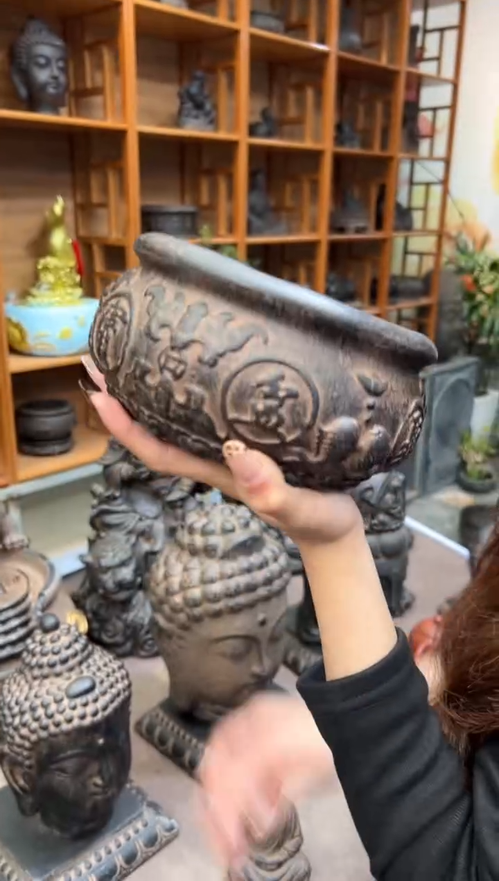 陶土【火山泥】聚宝盆