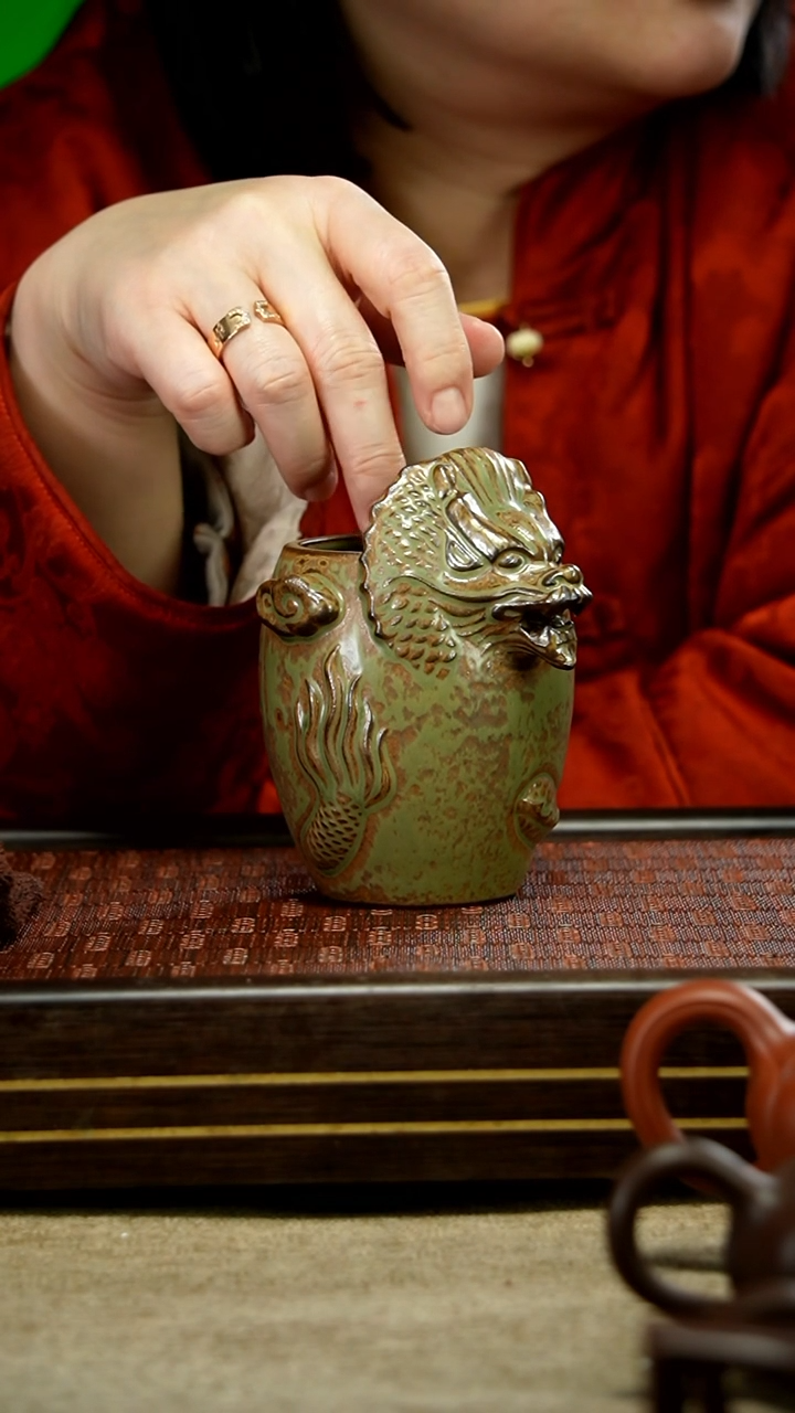 【闪购商品】紫砂茶壶柴烧 公道杯 龙头