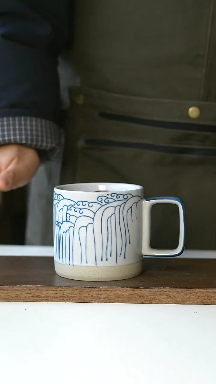 【闪购商品】陶瓷003粗陶瑕疵马克杯@4-2@