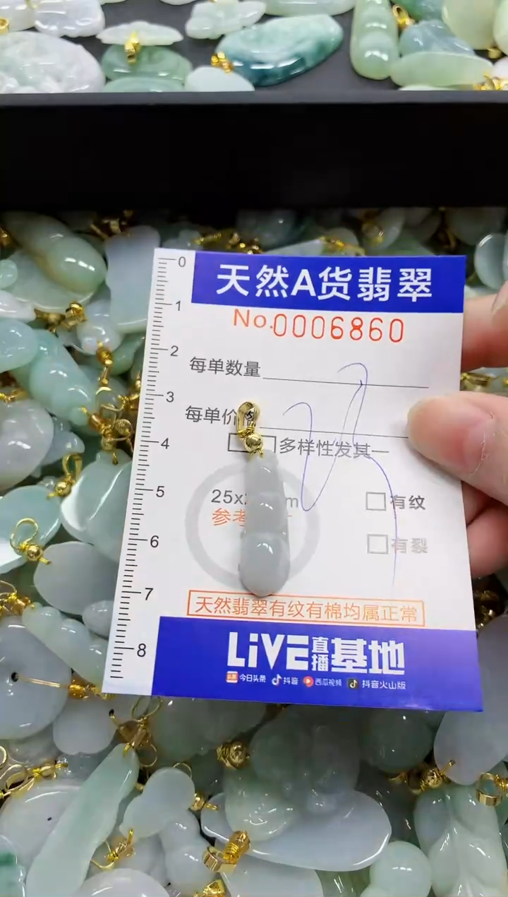 颈饰未镶嵌翡翠天然A货翡翠