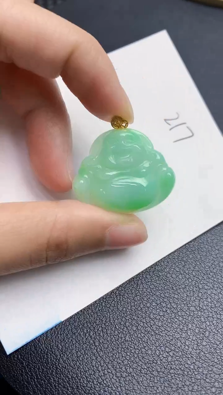 【闪购商品】翡翠颈饰18K金镶嵌000000000