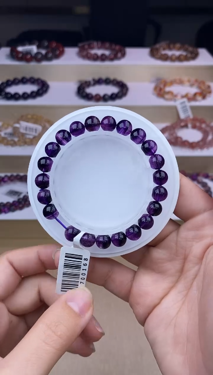 【闪购商品】水晶手链未镶嵌紫超七7m+