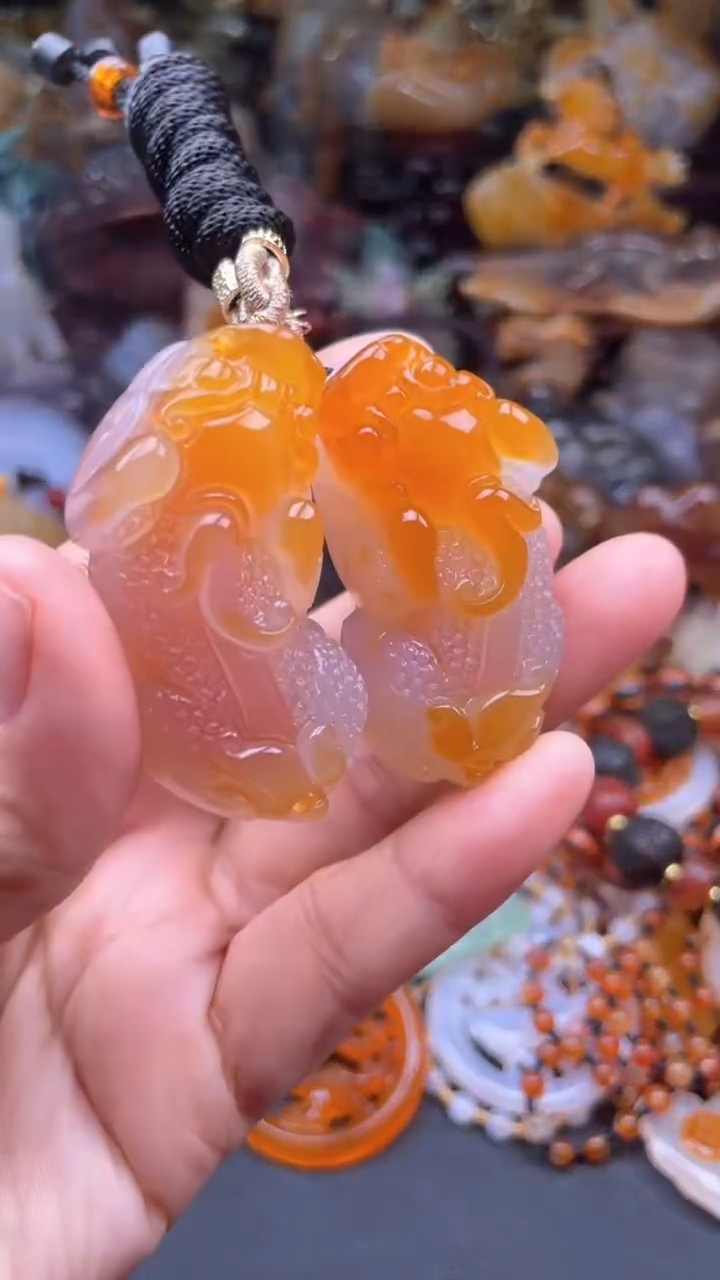 【闪购商品】玛瑙/玉髓颈饰未镶嵌AA