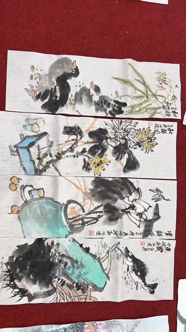 国画李少波/国画/花鸟