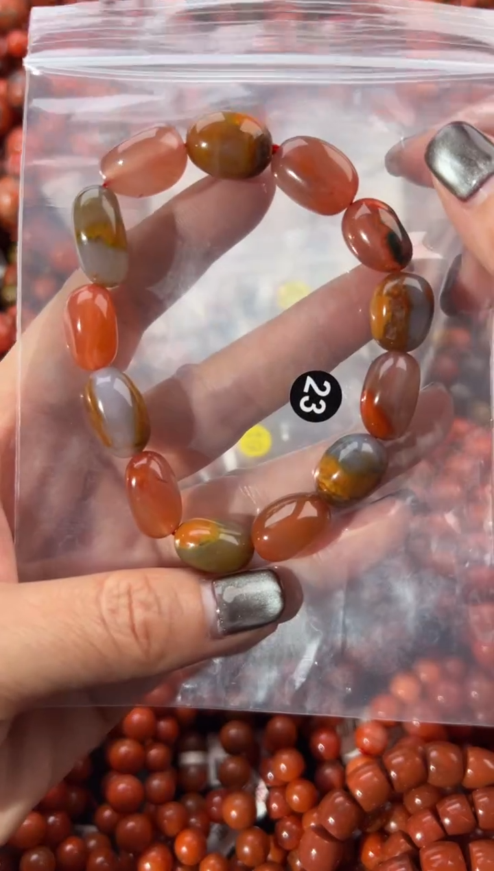 未镶嵌手串南红玛瑙11+