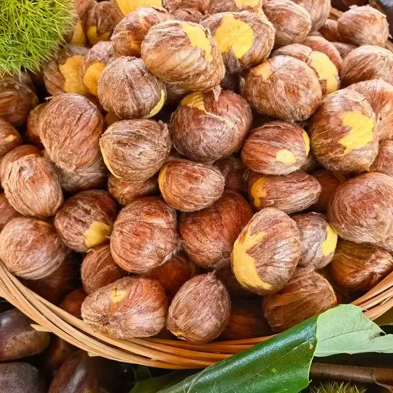 新鲜去壳生板栗仁2025新鲜泰山特产去壳大果生油板栗仁