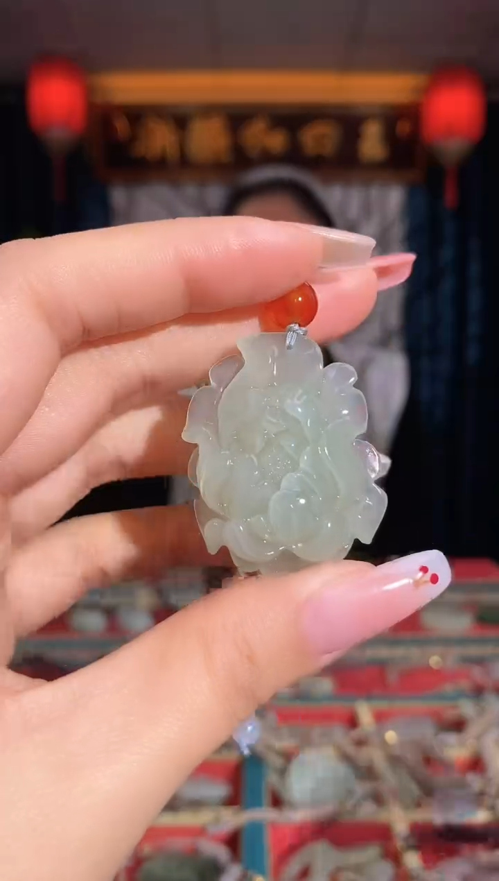 【闪购商品】和田玉挂件未镶嵌花花