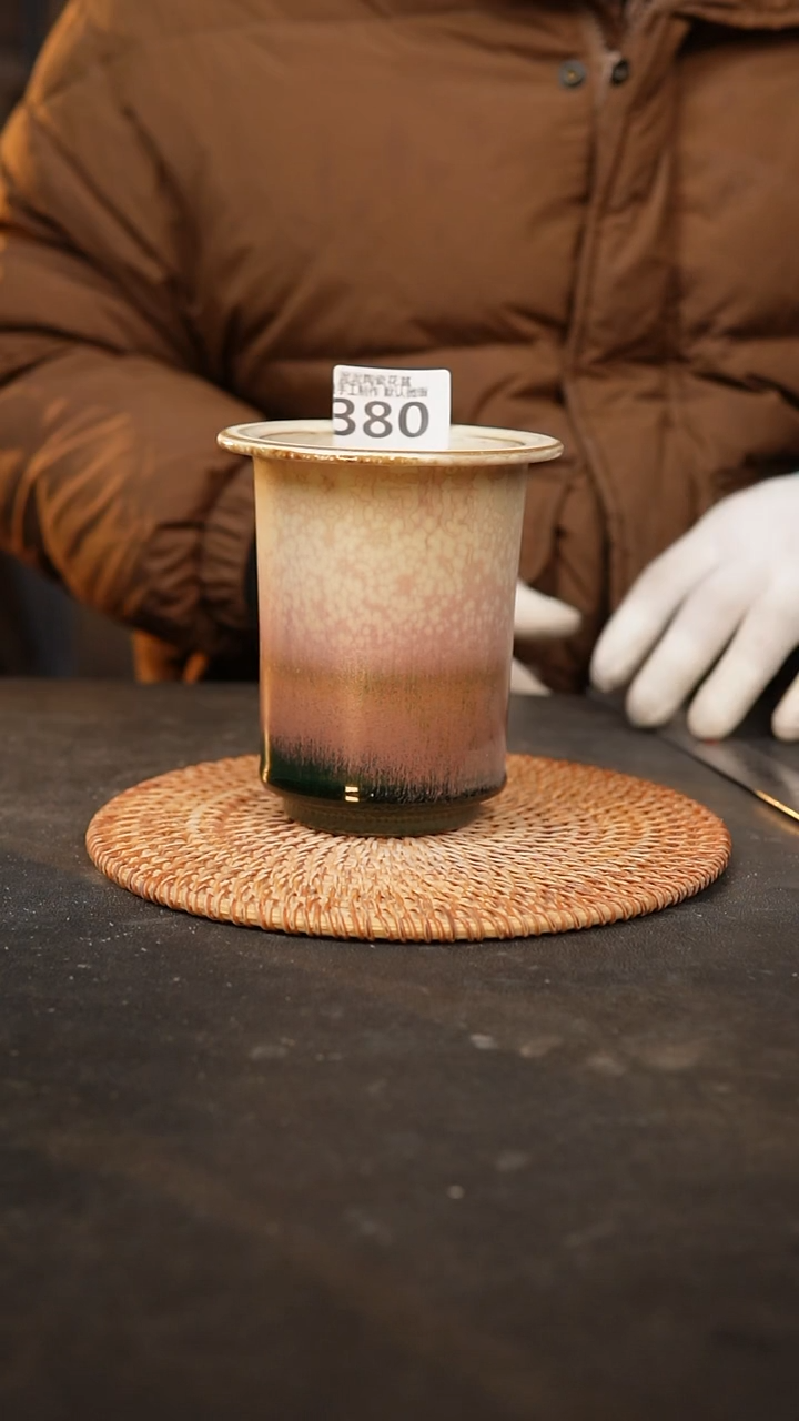 【闪购商品】瓷片380泥泥手工花盆